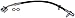 Dorman H620937 Front Driver Side Brake Hydraulic Hose Compatible with Select Dodge / Ram Models