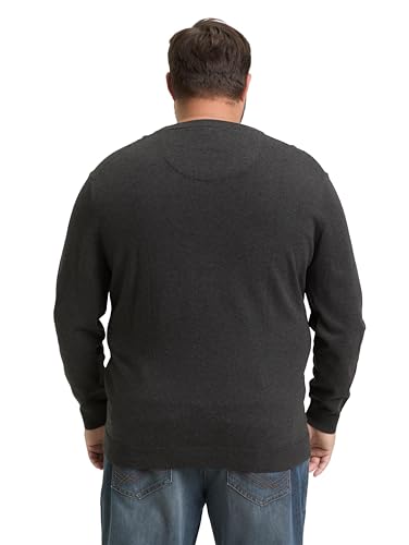 Pull Plussize Homme TOM TAILOR pour silhouette forte fini les pulls trop courts - 3