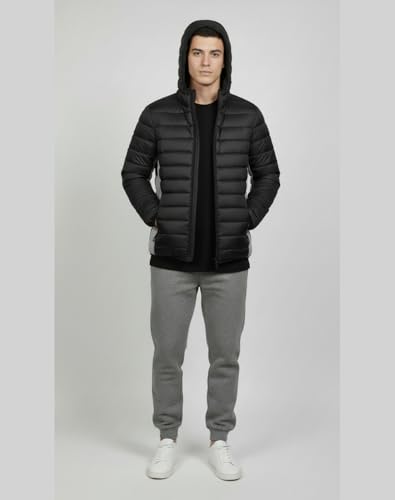 Image of FYLTR Mens Puffer Jacket|Contast Panel | Standard Length| Winter Jacket for Men | Jackets for Men Stylish | Jackets for Man | Perfect for Travel