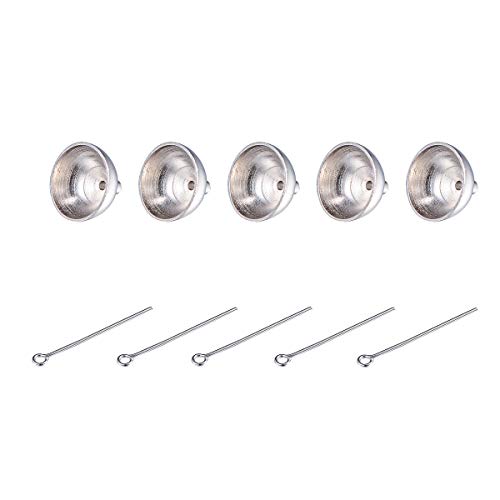 Shengyaju Edelstahl-Urnen-Trichter-Set für Einäscherung, Schmuck, Asche, Andenken, Mini-Trichter, 5er-Set Cover