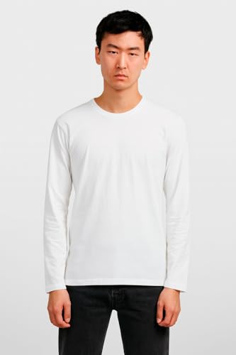 Roly Pack de Camisetas Hombre Extreme, Camiseta Manga Larga Hombre, 100% Algodón, Ideal para Todas Las Estaciones, Confort y Estilo en Cada Uso (FR/ES, Letras, L, Regular, Regular, 3, Blanco)
