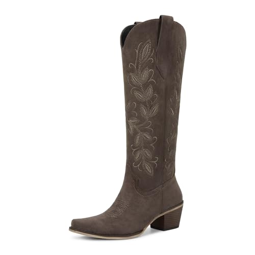 Image of wetkiss Women's Knee High Cowboy Boots