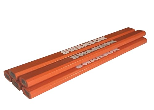 Pack 5 lápices carpintero Swanson Tool Co. naranja miniatura 3