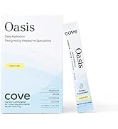 Cove Oasis Daily Hydration - Electrolyte Drink Mix, Lemon Lime - Designed by Headache Specialists...