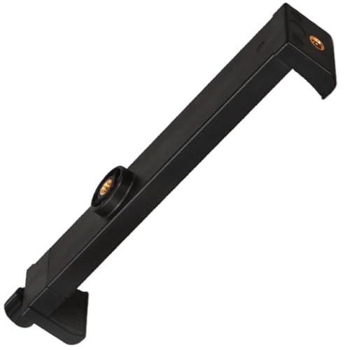Générique Support de Tablette 12,9 Pouces Pince Métallique et Adaptateur pour Trépied, Matériau Abs et Fer, Stable et Compatible pour Regarder des Vidéos en Voyage