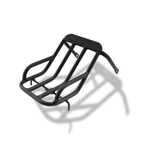 Porte-valise moto CT125 robuste en acier noir satiné haute résistance