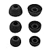 hopopower 6 Pairs Replacement Silicone Ear Tips Compatible with Beats Studio Buds/Fit Pro/Studio Buds +, Silicone Earbuds Eartips Buds Cover Set for Beat Studio Buds (Black Without Pen)