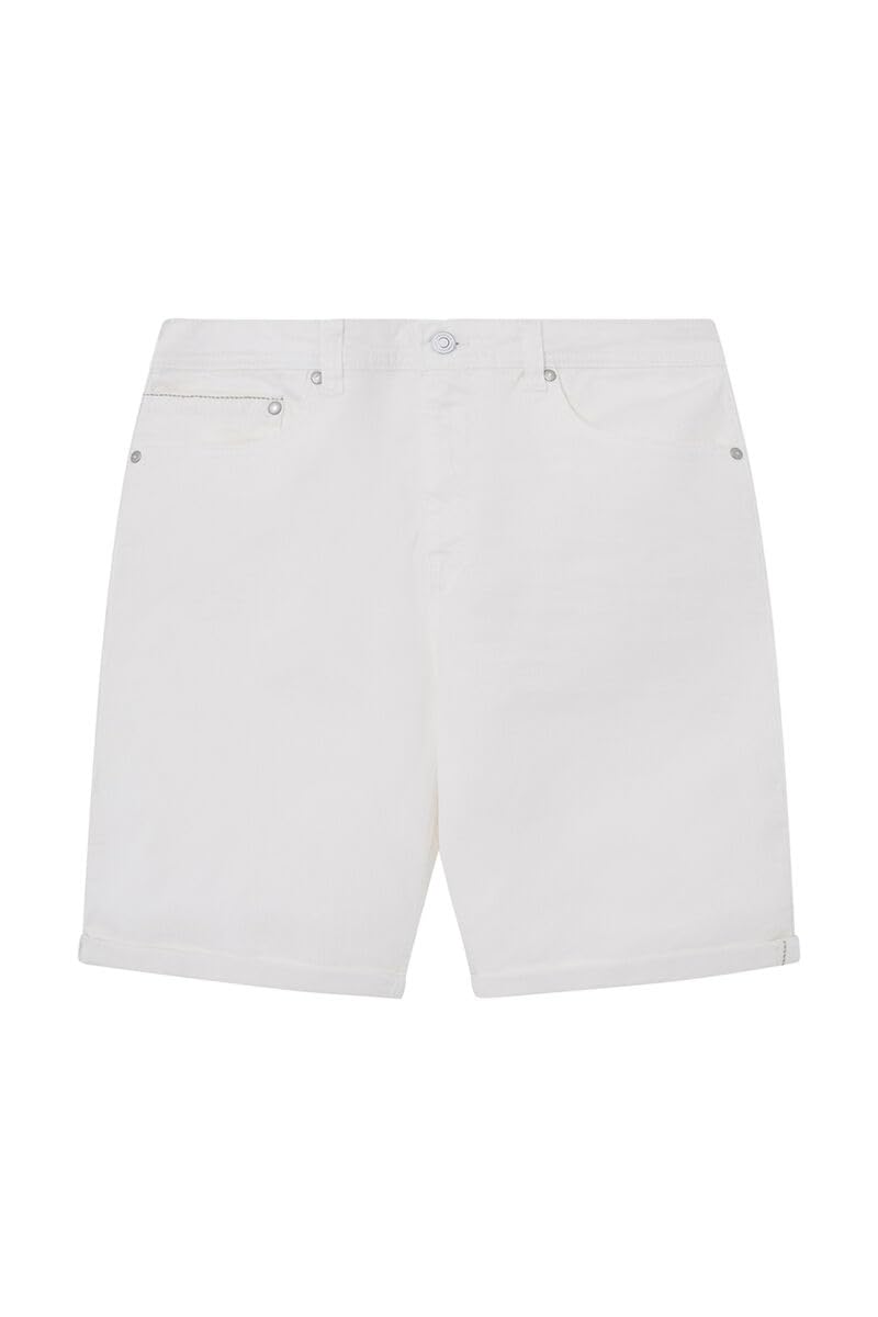 Springfield Men's Bermuda Shorts, Ivory White, 30W