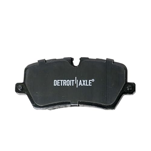 Image of Detroit Axle - Rear Brake Pads for Land Rover Range Rover Sport Discovery Defender 90 110 130, Ceramic Brake Pads w /Hardware Replacement