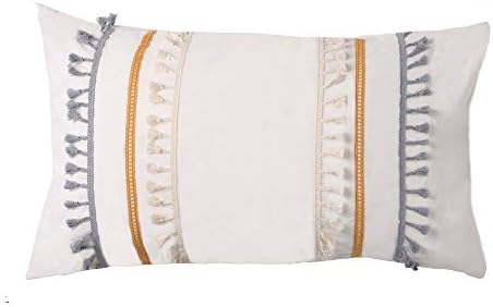 Pillow Queen Sham White Pillow Cases Cotton Bed Comforter,18.9in x29.1in,Set of 2