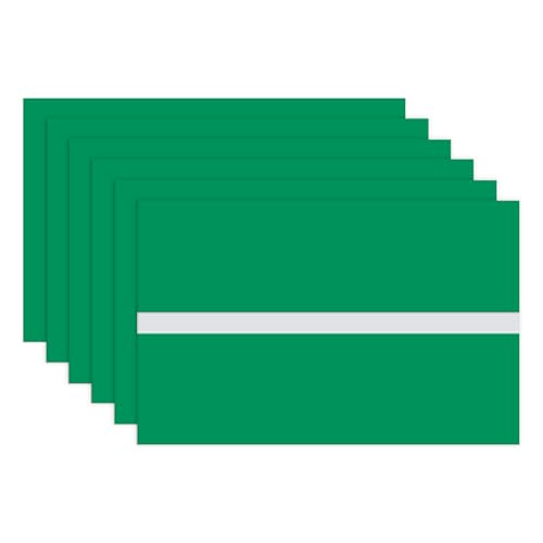 Image of M METERXITY 6-Pack Engraving Blank Materials Double Color 7x11 Inch, 1.3mm Thick ABS Plastic Sheet Yard Signs Name Plate for Door /Office /Home /Conference /Hotel /DIY Carving[Light Green /White]