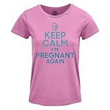 Photo Gallery t-shirt donna girocollo keep calm i m pregnant again incinta madre future mamma, rosa orchidea, s Photo Gallery t-shirt donna girocollo keep calm i m pregnant again incinta madre future mamma, rosa orchidea, s