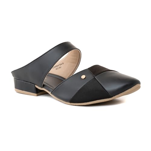 Image of Khadim's Cleo Flat Mule Slip On Sandal for Women
