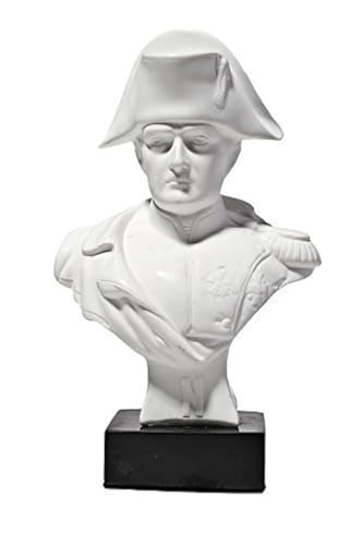 French Emperor Napoleon Bonaparte Marble Bust Statue Sculpture 5.2'' White (13 cm)