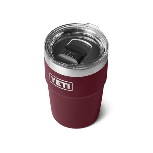 Image of YETI Rambler 16 oz Stackable Tumbler, Vacuum Insulated, Stainless Steel with MagSlider Lid | Stackable