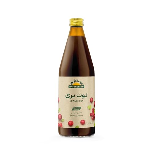 Natureland Cranberry Juice 330 Ml Dark Red
