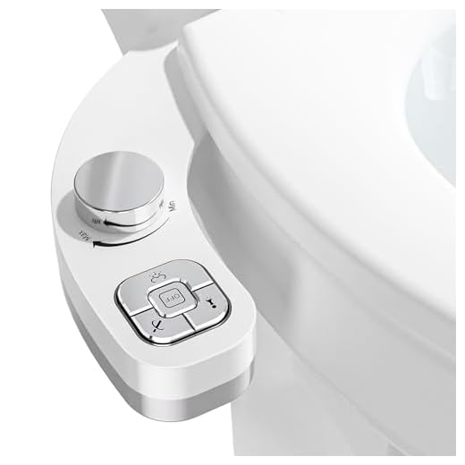 PIKETS Bidet Attachment for Toilet, Dual Nozzle (Frontal and Rear Wash) Non-Electric Fresh Water Bidet Toilet Seat Attachment with Nozzle Self Cleaning, Adjustable Water Pressure (02-Chrome Silver)