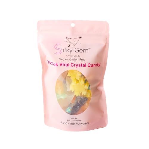 SILKY GEM Crystal Candy Snack Bites 6oz assorted vegano y sin gluten miniatura 1