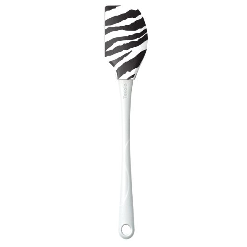 Tovolo Spatulart Zebra Spatula, Easy Mixing and Flipping, Heat Resistant, Dishwasher Safe
