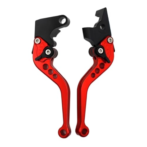 Leviers de frein YZF R125 en aluminium CNC rouge, finition haut de gamme