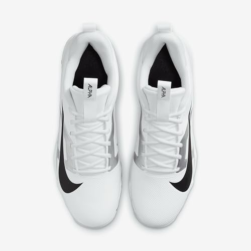 Nike Alpha Menace 4 Shark Molded Football Cleats SZ 10.5 White | Black4