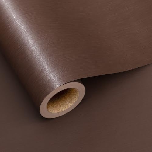 BIOBROWN Chocolate Brown Kraft Wrapping Paper Roll 17 Inches X 33 Feet (47 sq. ft. ttl.) Solid Color Matte Textured Gift Wrap for Birthday Wedding Mothers day Fathers day Parties Christmas