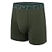 Spyder Mens Boxer Briefs 5 Pack Poly Spandex Performance Boxer Briefs Underwear (Black/Light Green/Dark Grey/Green/Black, X-Large)