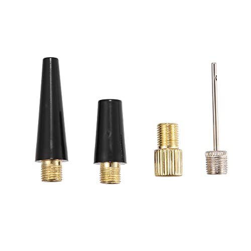 X Autohaux 1 Set Bicycle Tire Valve Adapters With Inflation Needles Tapered Nozzles For Bicycle Inflation Devices #TOP3