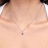 Zoom IMG-2 angara ciondolo cuore rubino infinito Zoom IMG-2 angara ciondolo cuore rubino infinito