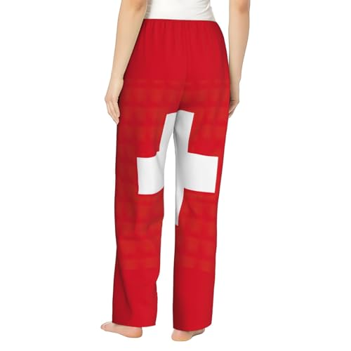 Pantalon de pyjama en polyester doux motif suisse et cocooning - 4