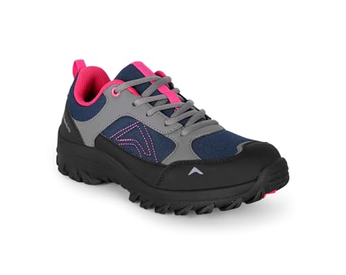 Image of Women Low Ankle Hiking Shoe | Rubber Sole | Lowland Hiking and Mid Mountain Trails | EH500 | Pink