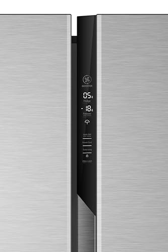Image of Haier 596 L, 3 Star, 100% Convertible Fridge Space, Expert Inverter, Frost Free Side by Side Refrigerator, (HES-690SS-P, Silver Shiny)