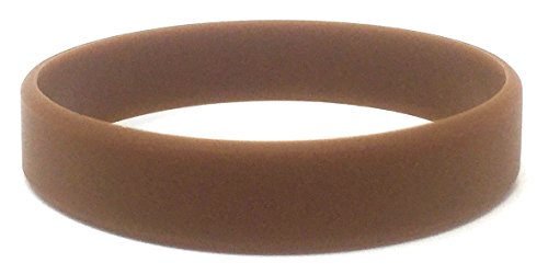 Image of TheAwristocrat 1 Dozen (12) Multi-Pack Blank Rubber Wristbands Silicone Bracelets - Select from a Variety of Colors