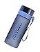 LLJPFD7J Bouteille, 450ML avec matériau TRITAN échelle, respectueux de l'environnement et Portable, adapté pour Le Sport en Plein air et Le Camping Scolaire (Couleur : Bleu)