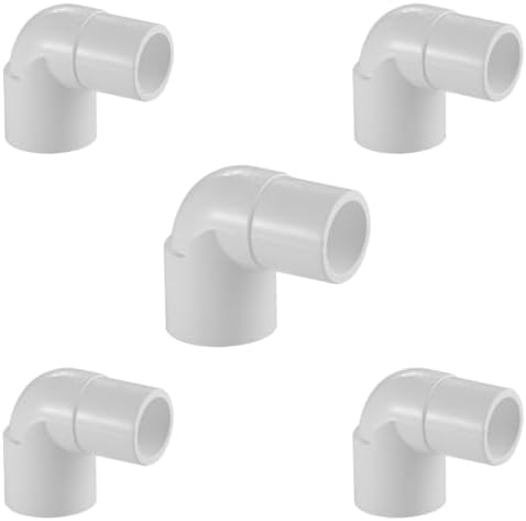 Amazon.com: Lesso America 409 Series PVC Pipe Fitting - 90° Street Ell ...