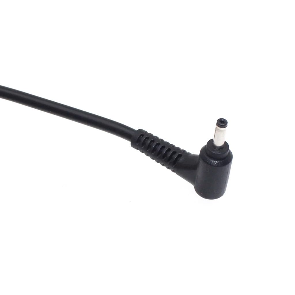 Fuente de alimentación de 3,0x1,1mm, Conector de Clavija DC 3,0x1,1 con Cable/Cable Compatible with The Adaptador Ultrabook 20AWG