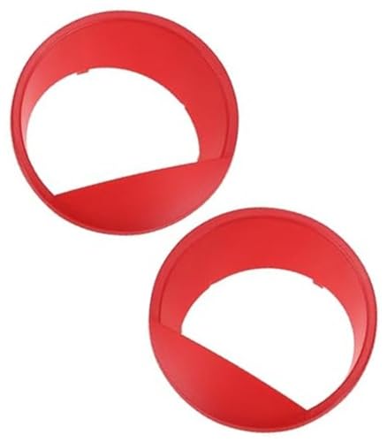 Garniture de phare Jeep Wrangler JK 2007-2017 couvercle ABS rouge accessoire auto