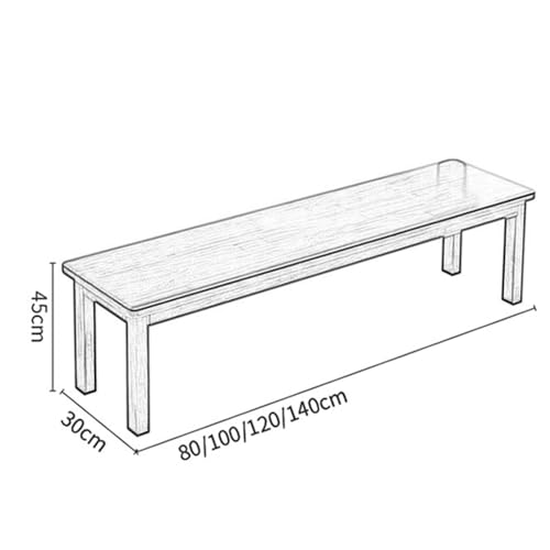 Taburete versátil para almacenamiento de dormitorio y mesa de té estable 4