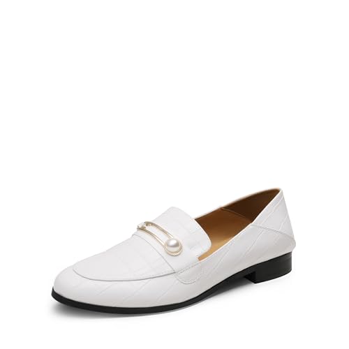 Image of DREAM PAIRS Loafers for Women Slip On Comfortable Round Toe Casual Fashion Flats Dressy Shoes
