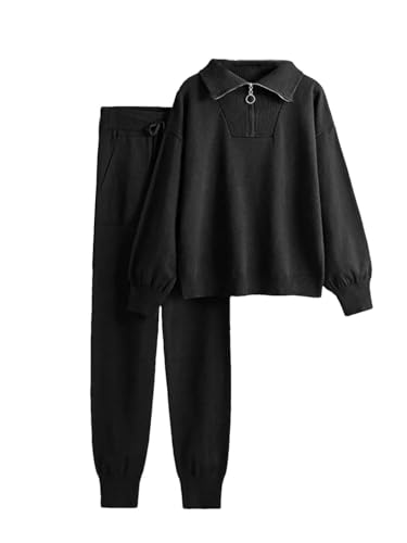 Ensemble tricot coréen femme décontracté pour vos journées cocooning et sorties