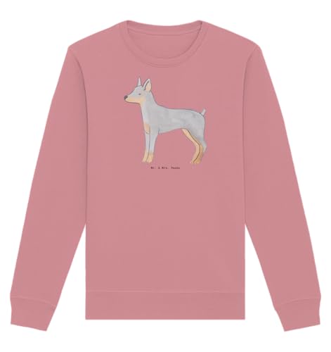 Mr. & Mrs. Panda Nachhaltiges Sweatshirt Dobermann Pinscher Moment Größe XS - Geschenk, Nachhaltiger Pullover, Bio Baumwoll, Sweater, Pulli