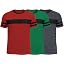 Set 71 - Pack of 3 Mens 3 Striped Short Sleeve