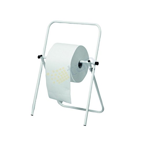 Dérouleur Sur Pied pour Bobine Industrielle 49.5cm x 86cm Blanc