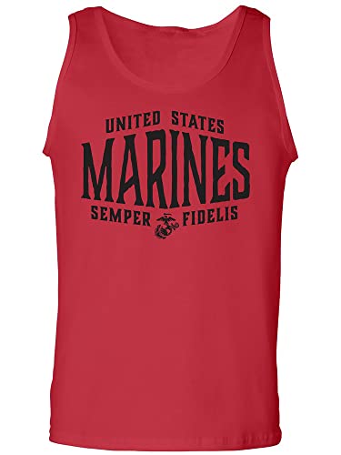 zerogravitee U.S. Marines Semper Fidelis Adult Tank Top