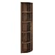 Eckschrank Vicco Eckregal Ecki, Bücherregal, Antikholz, 40 x 180 cm