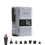 CYCPLUS 20PSI Rechargeable Paddleboard Pump - Intelligent Fast Dual-Stage Inflation, Deflation Function, Auto-Off &Dual LED Display, Suitable for Stand-Up Paddleboard, Inflatable Boat Tent Mattress