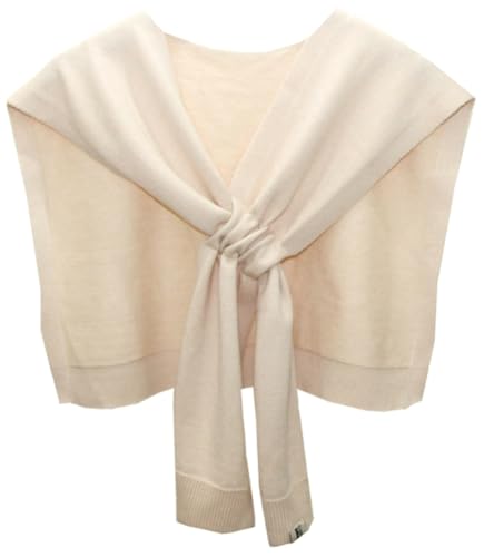 Women's Fashion Knitted Knotted Shawl Summer Fall Knitted Small Shawl Casual Lightweight Shoulder Cape Accessories