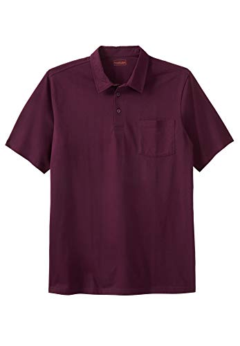 KingSize Men's Big & Tall Heavyweight Jersey Polo Shirt