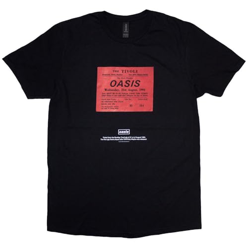 T-shirt Oasis Definitely Maybe Ticket Stub cadeau parfait pour amateur de rock vintage