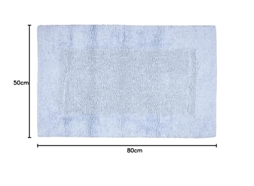 Tapis relief UP AND DOWN 50x80 Blue Fog antidérapant et doux